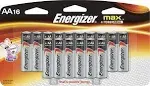 Energizer Max Alkaline AA Batteries (16-Pack)