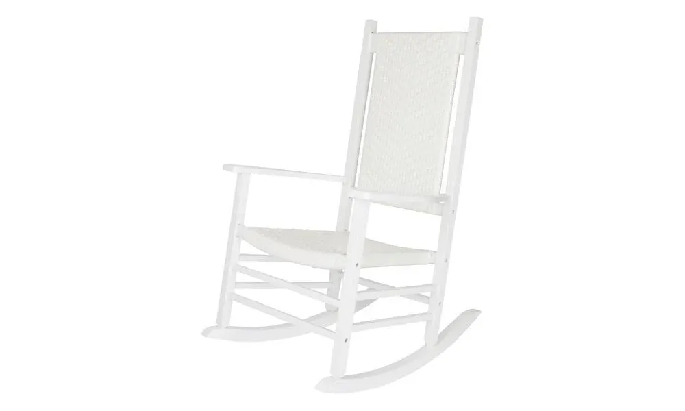 Shine Company Hampton Porch Rocker, White