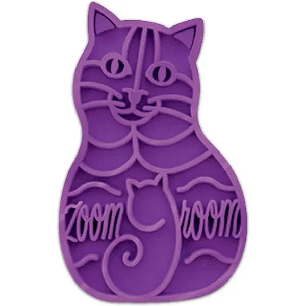 Kong Zoom Groom Cat Brush, Purple