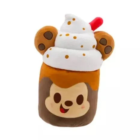 Disney Store Official Munchlings Plush: 16-Inch Mickey Mouse as Iced Cookie Latte - Classic Couplings Collection - Ultra-Soft & Huggable Toy for Fans & Kids