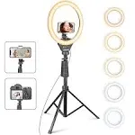 RING LIGHT BRAND NEW: UBeesize 12&#x27;&#x27; Selfie Ring Light with 62’’ Tripod Stand