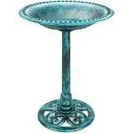 Bird Bath Garden Decor - Pedestal Styled Frost Resistant