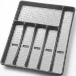 CherHome Silverware Organizer with Cutlery Icons