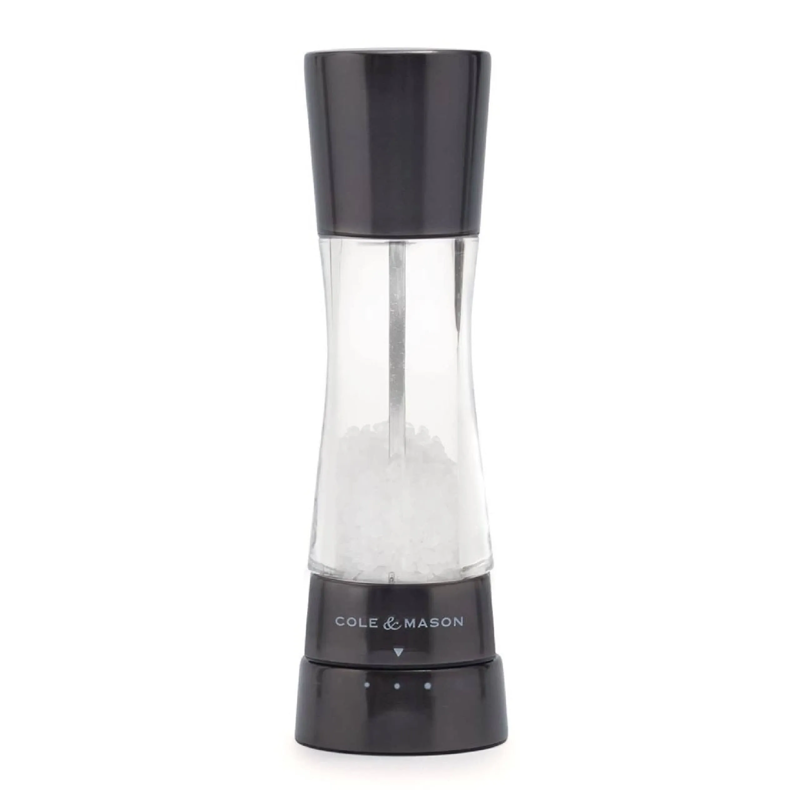 Cole & Mason Derwent Gunmetal Salt Mill