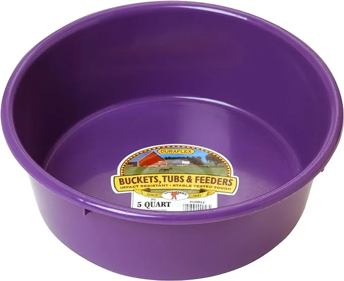 Little Giant 5 Quart Plastic Utility Pan - Purple