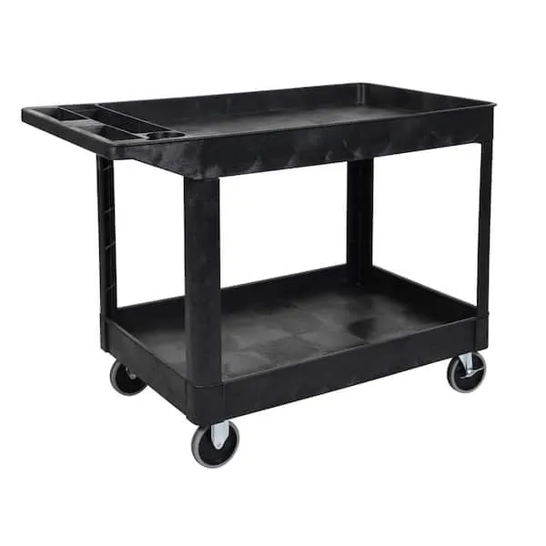 Luxor Two Shelf Heavy Duty Utility Cart XLC11-B