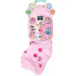 Earth Therapeutics Womens 2-Pk. Dotted Aloe Socks Pink One Size