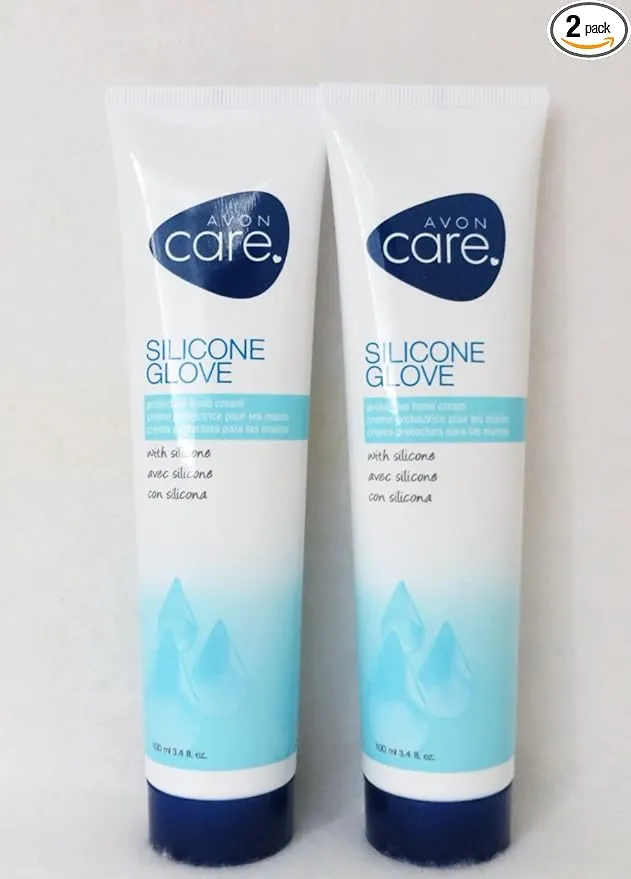 Avon Care Silicone Glove Protective Hand Creams 3.4 fl oz. Pack of 2