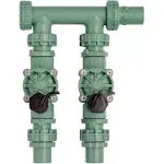 Orbit 2-Valve Preassembled Irrigation Manifold with Easy Wire