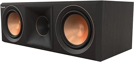 Klipsch Reference Premiere RP-500C II Center Channel Speaker with Updated Tractrix Horn and Port Technology and 5.25” Cerametallic Woofers for Crystal-Clear Home Theater Dialogue in Ebony