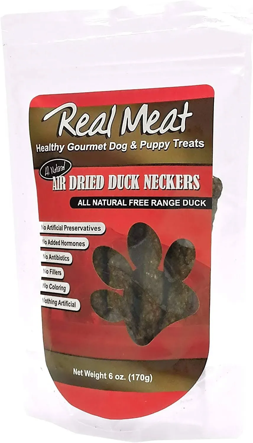 Real Meat Duck Neckers 6Oz