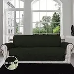 SOFA SLIPCOVER Reversible Couch Furniture Protector Elastic Straps EASY-GOING