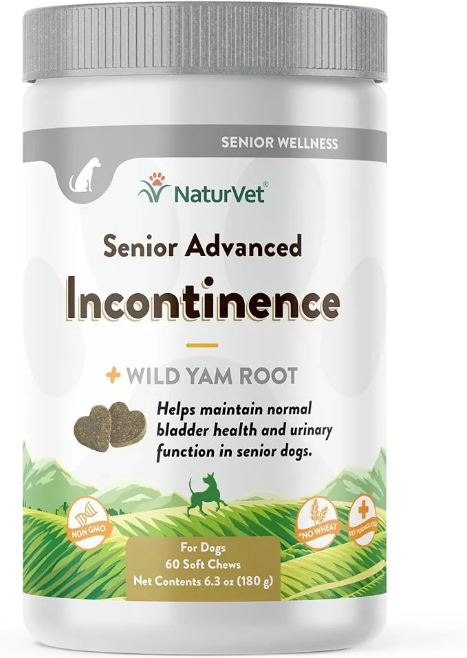 NaturVet Senior Advanced Incontinence 60 Soft Chews