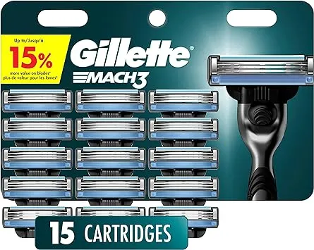 Gillette Mach3 lames de rasoir pour hommes