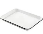  10347 White Enamel 1/4 Size Sheet Pan 