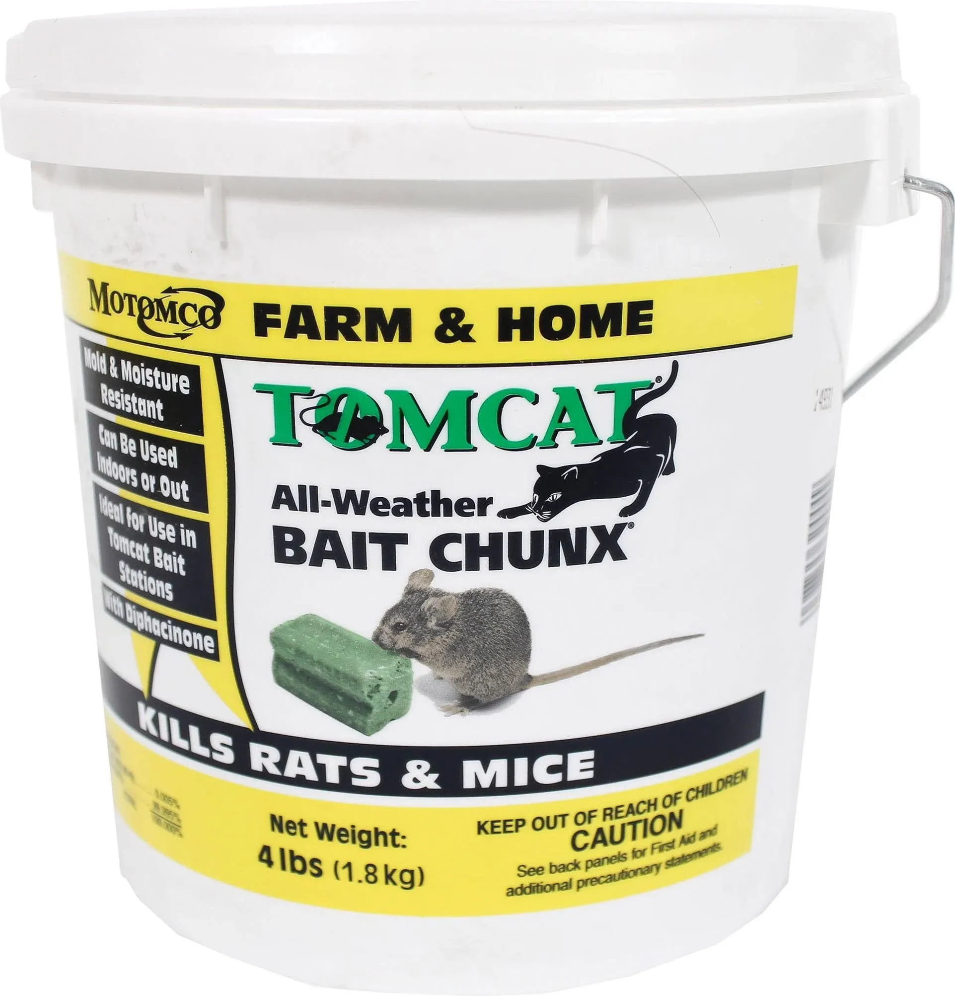 Motomco Tomcat Rat And Mouse Bait Plac 3 Ounce - 32360