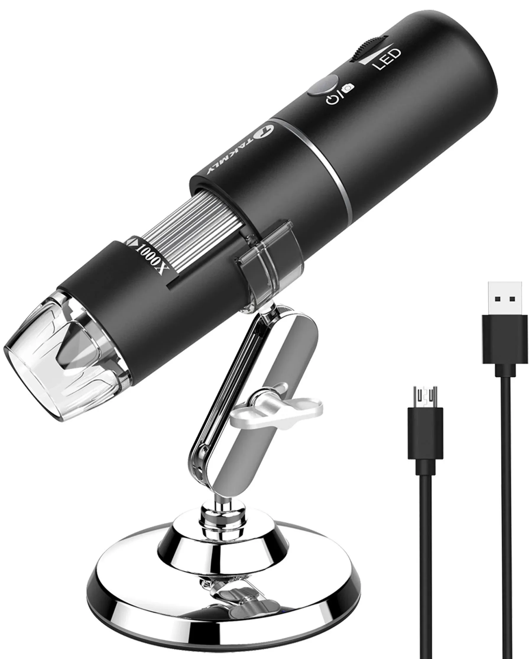 Wireless Digital Microscope Handheld USB HD Inspection Camera 50X-1000X ...