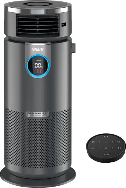 Shark Air Purifier MAX with NanoSeal HEPA, Cleansense IQ, Odor Lock, Cleans up to 1000 Sq. Ft. and 99.98% of particles, dust, allergens, smoke, 0.1–0.2 microns, White HP200