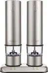 Cuisinart Rechargeable Electric Salt & Pepper Mill Set in Brushed Stainless Steel