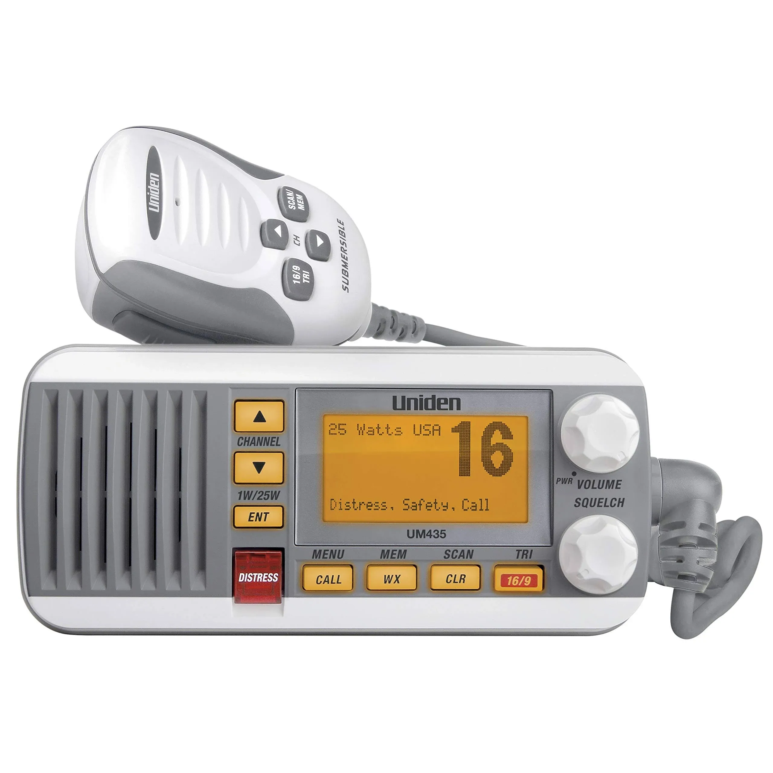 Uniden - UM435 Fixed Mount VHF Radio - White