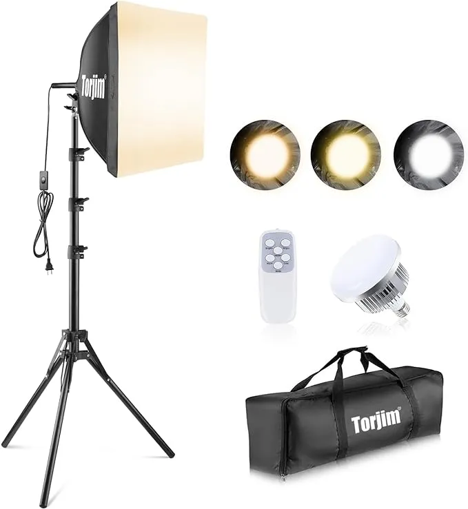 Torjim Softbox Photography Lighting Kit