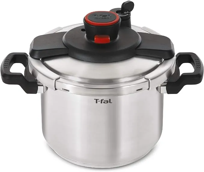 T-Fal 8-Quart Clipso Stainless Steel Pressure Cooker