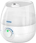 Vicks Mini Filter Free Cool Mist Humidifier, Small Room ? Variable Mist Control