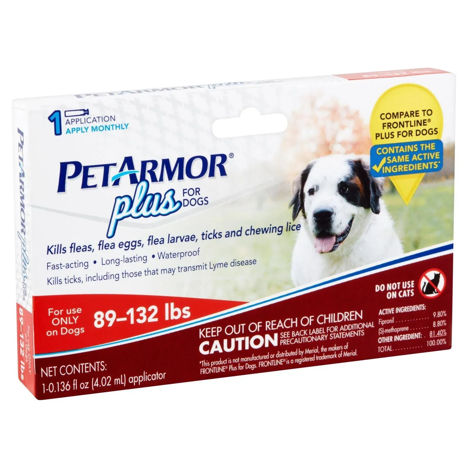 PetArmor Plus Flea & Tick Squeeze On for Dogs