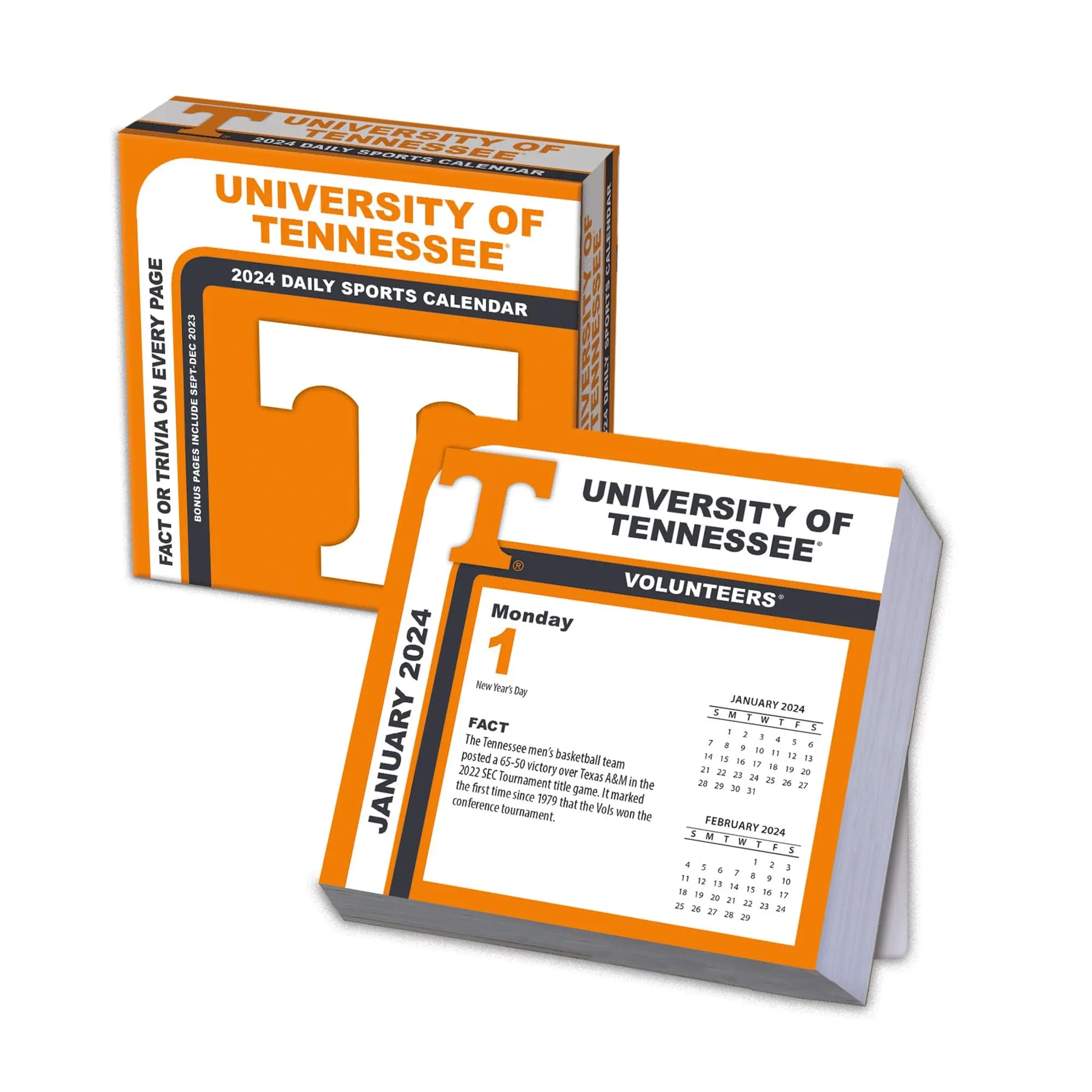 Tennessee Volunteers 2024 Box Calendar