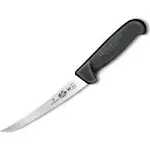 5.6603.15-X3 Victorinox 6" Semi-Stiff Narrow Boning Knife w/ Black Fib