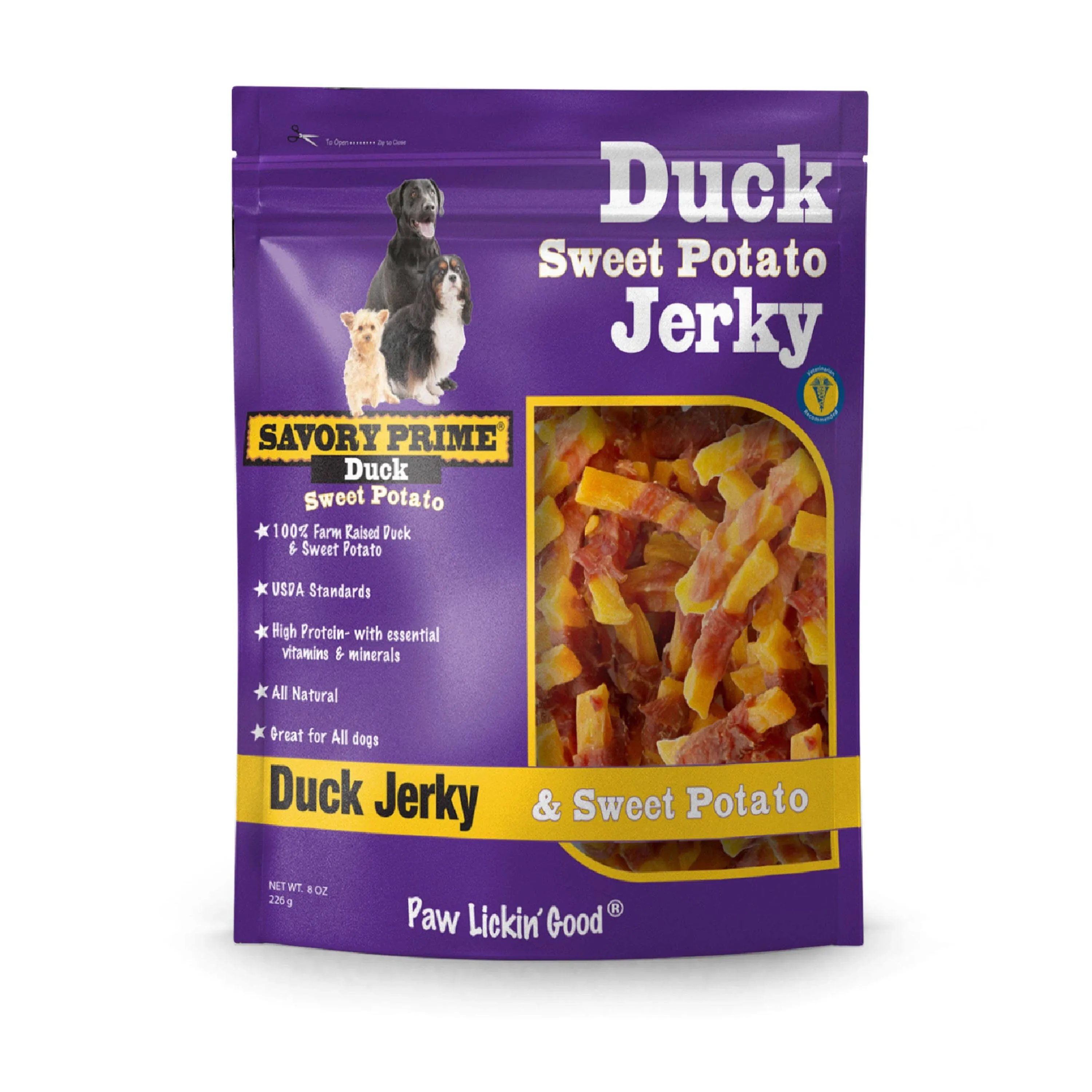 Savory Prime Natural Jerky Treats Sweet Potato & Duck, 1ea/16 oz