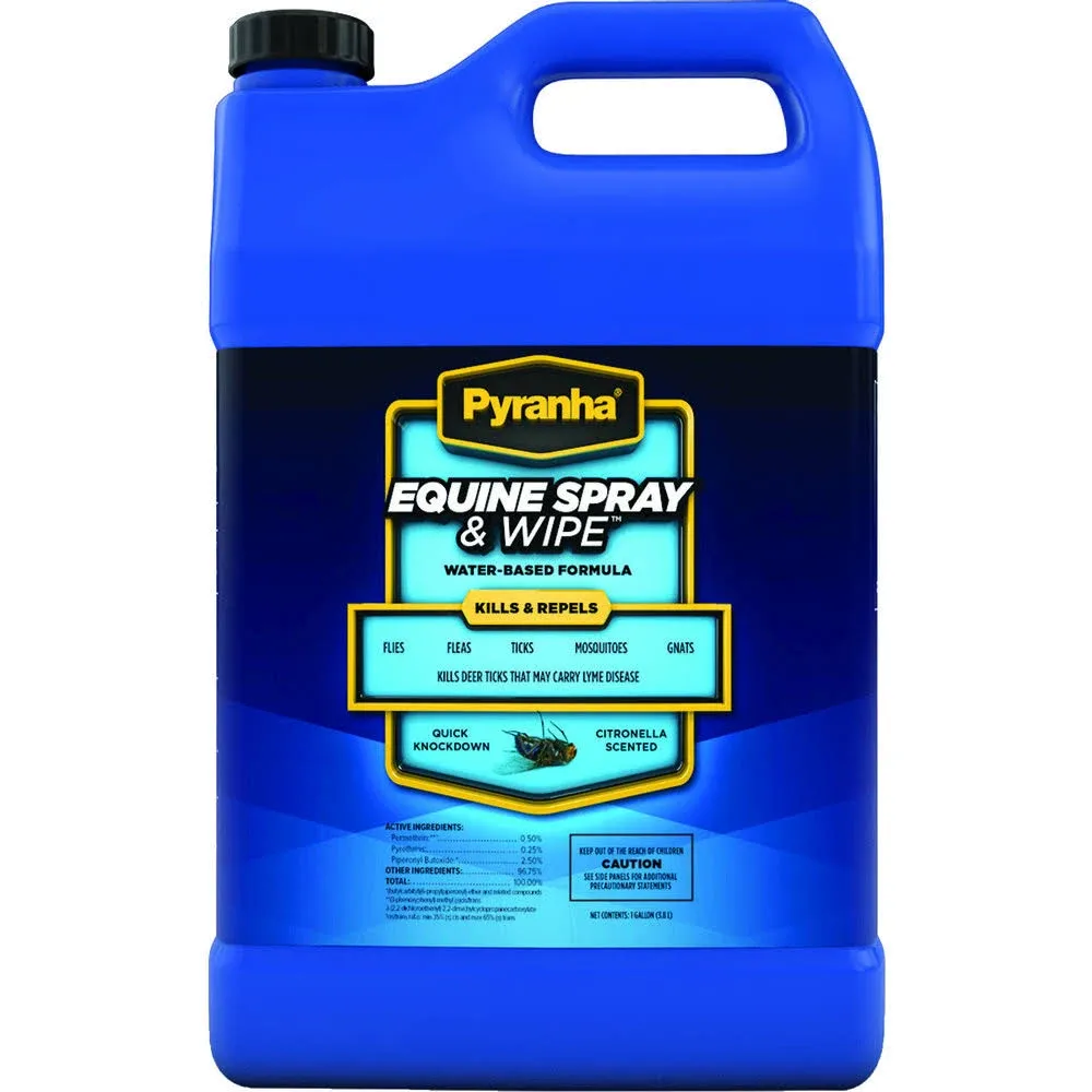 Pyranha&amp;reg; Equine Spray &amp; Wipe&amp;trade;, Water-based