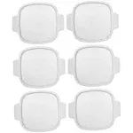 Corningware A-1-PC White Square Plastic Food Storage Replacement Lid (6-Pack)