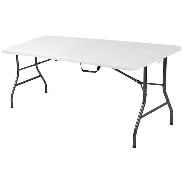 Cosco Folding Table 6 Foot White