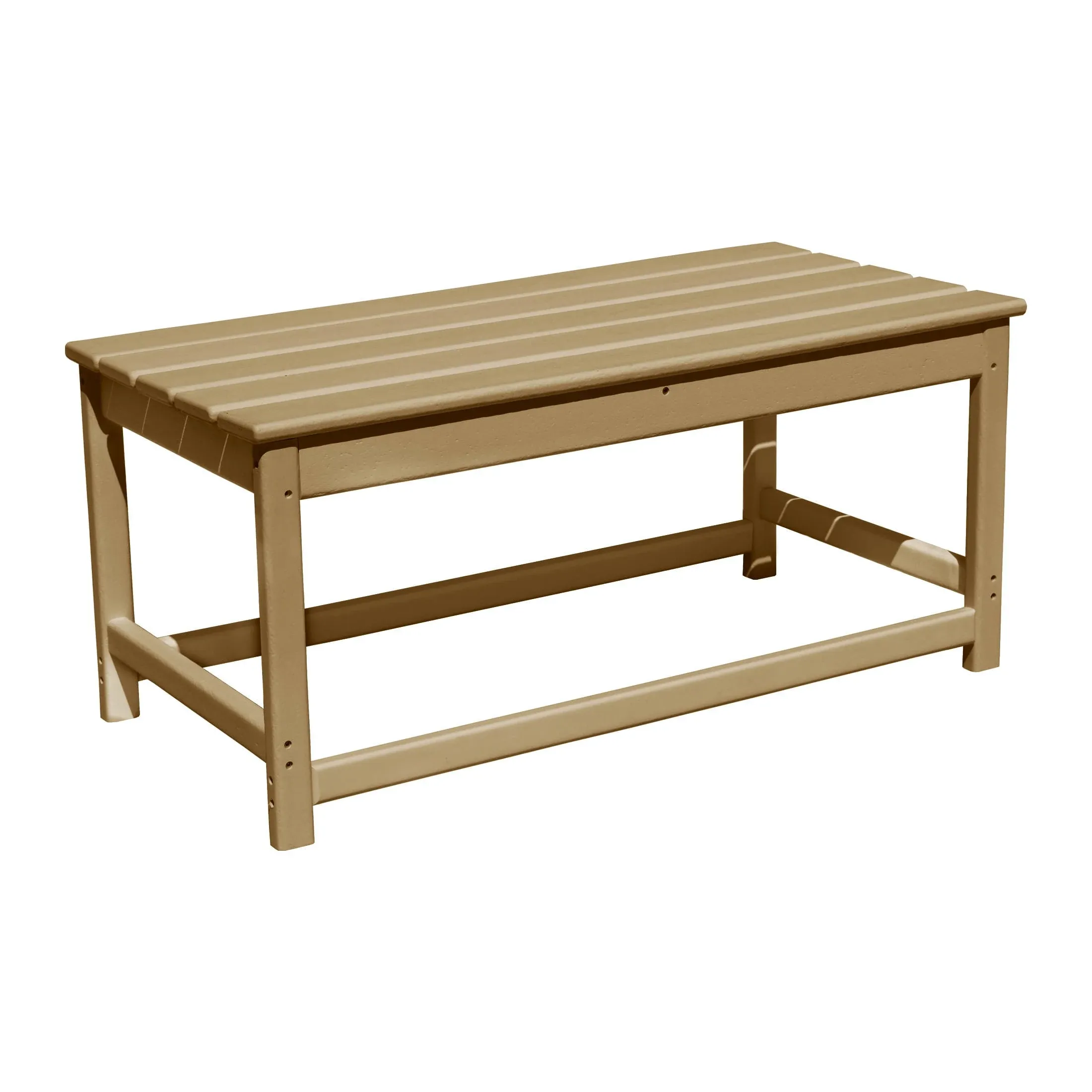 Westin Furniture Adirondack Outdoor Patio Coffee Table Sand