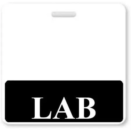 LAB Badge Buddy - HORIZONTAL - Hospital ID Card Buddies Laboratory Technicians