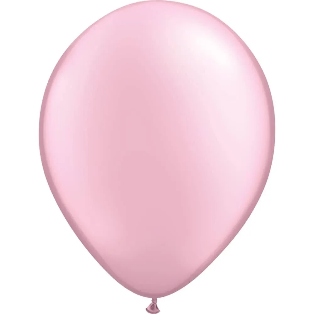 Qualatex 11" Pearl Pink Balloons (100ct) by Pioneer Balloon Company