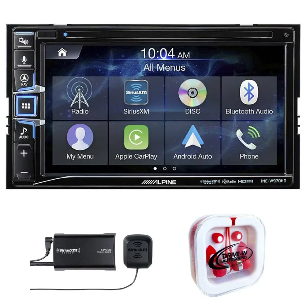 Alpine INE-W970HD, 6.5&#034; GPS NAVIGATION/ DVD Receiver/Siriu<wbr/>s/Android Auto/CarPlay