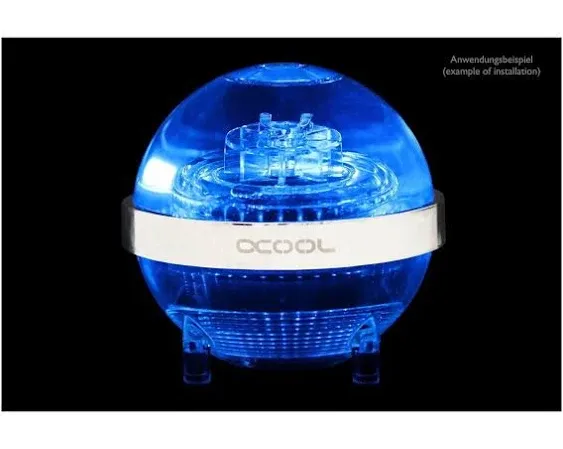 Alphacool 13324 Eisball Digital RGB - Acryl (incl. Eispumpe VPP755 V.3) Water...