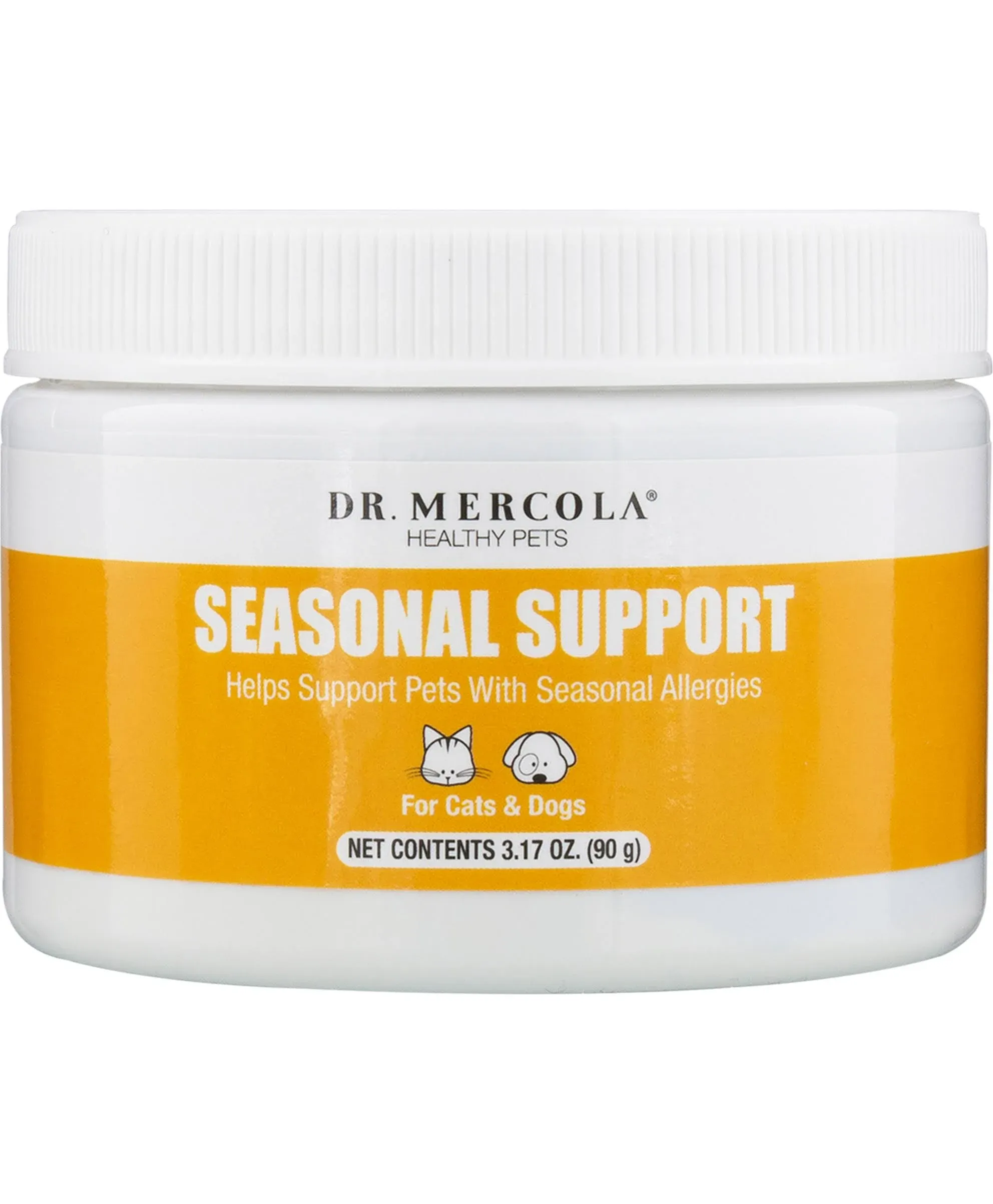 Bark & Whiskers Seasonal Support, 3.17 Oz. (90 g), 90 Scoops, Antioxidant and Immune Support, Veterinarian Formulated, Non-GMO, Dr. Mercola