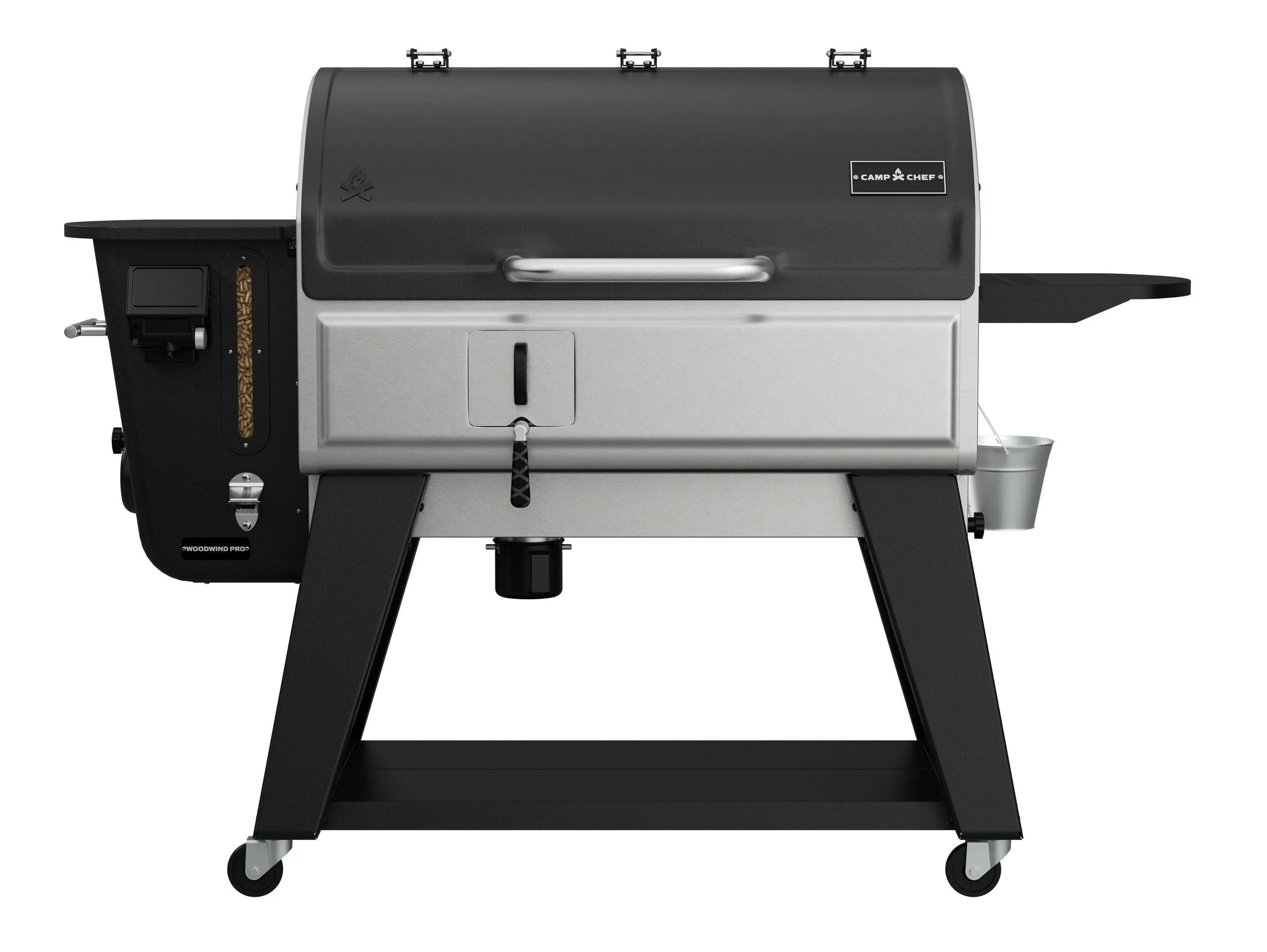 Camp Chef Woodwind Pro 36 Grill with Sidekick Flat Top - Pellet Grill & Smoker for Outdoor Cooking - Comes with WIFI Connectivity - Sidekick Compatible - 1236 Sq In Total Rack Surface Area