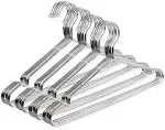 TIMMY Wire Hangers 40 Pack Stainless Steel Strong  Assorted Colors , Sizes 