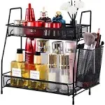 2-Tier Bathroom Countertop Spice Rack Counter Organizer