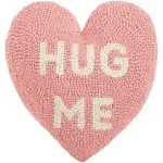 Peking Handicraft 30JES1588C10HT Hug Me Heart Shape Hook Pillow, 10-inch Length