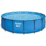 Bestway 15-ft x 15-ft x 48-in Metal Frame Round Above-Ground Pool