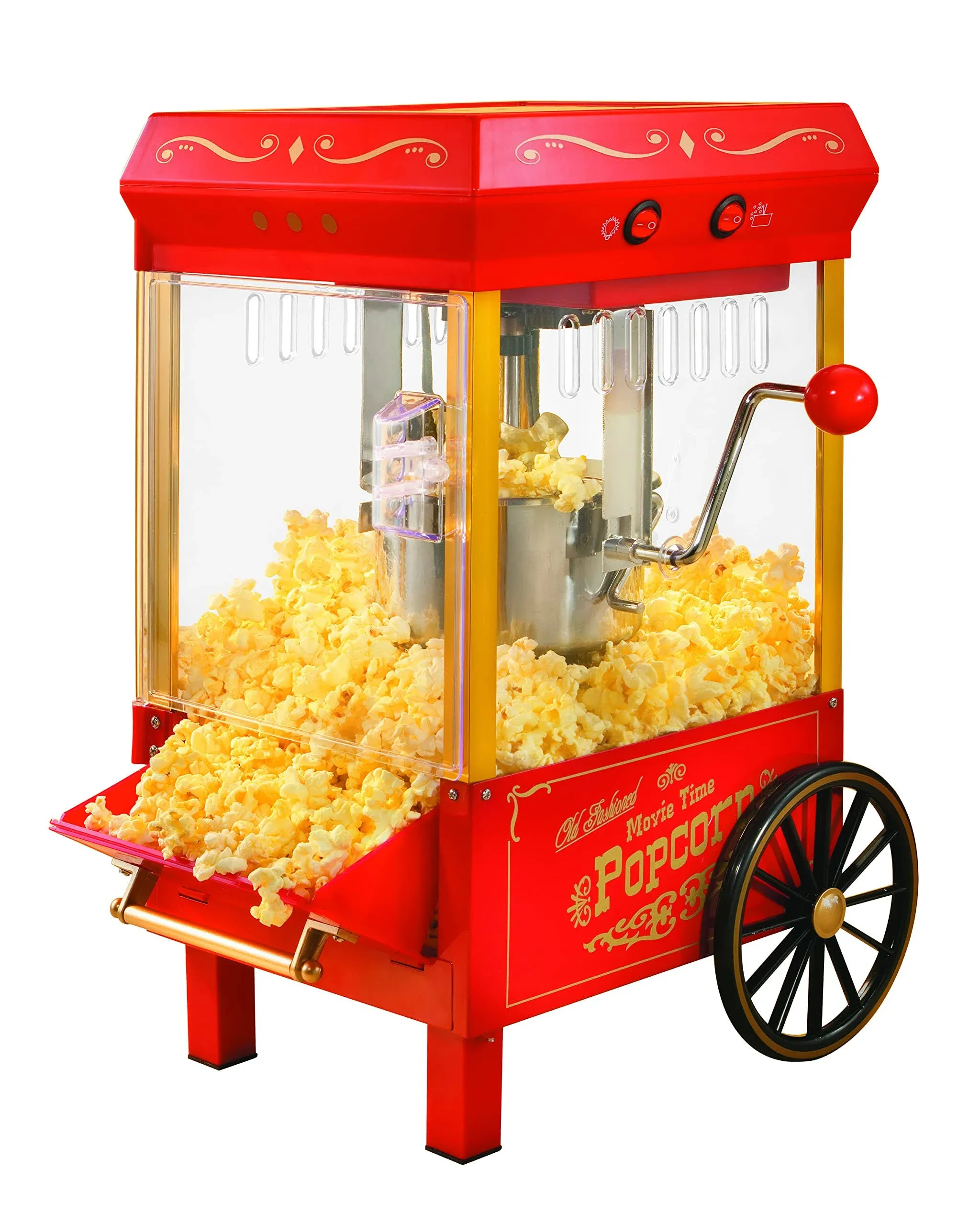 Vintage Popcorn Machine - 10 Cup Hot Air Popper