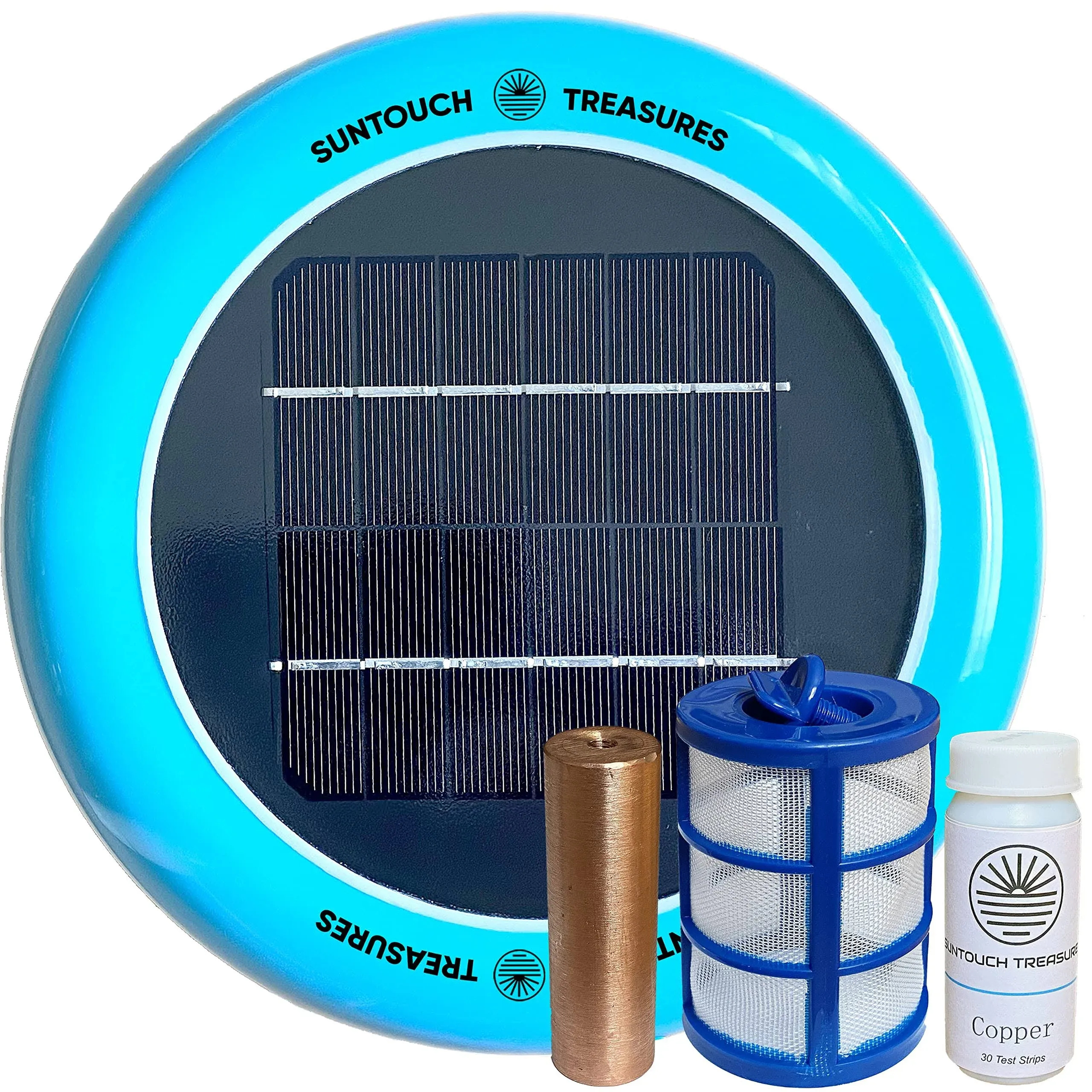 NEW - SUNTOUCH TREASURES Solar Pool Ionizer -Floating Water Cleaner and Purifier  | eBay