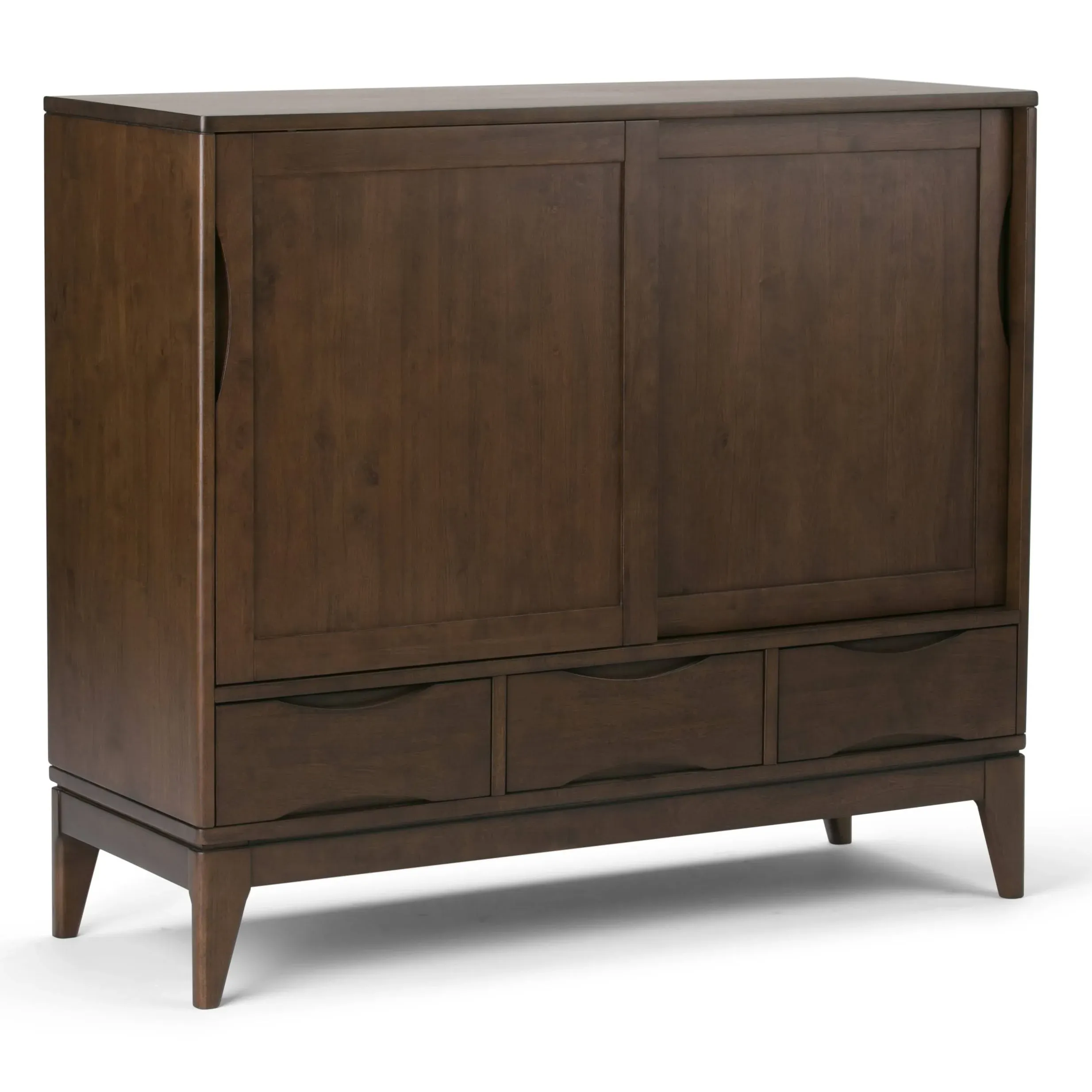 Wade Logan Agla Solid Wood Accent Cabinet