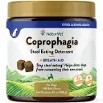 NaturVet, Coprophagia, Stool Eating Deterrent + Breath Aid, For Dogs, 