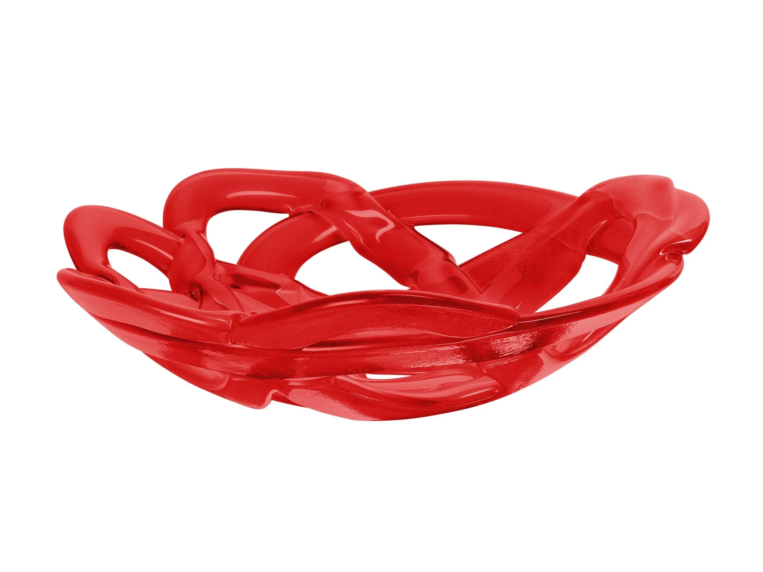 Kosta Boda Basket Bowl - Red Large